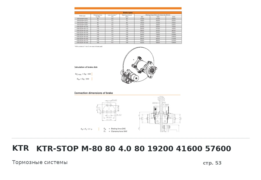 KTR KTR-STOP M-80 80 4.0 80 19200 41600 57600