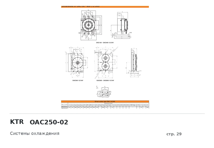 KTR OAC250-02