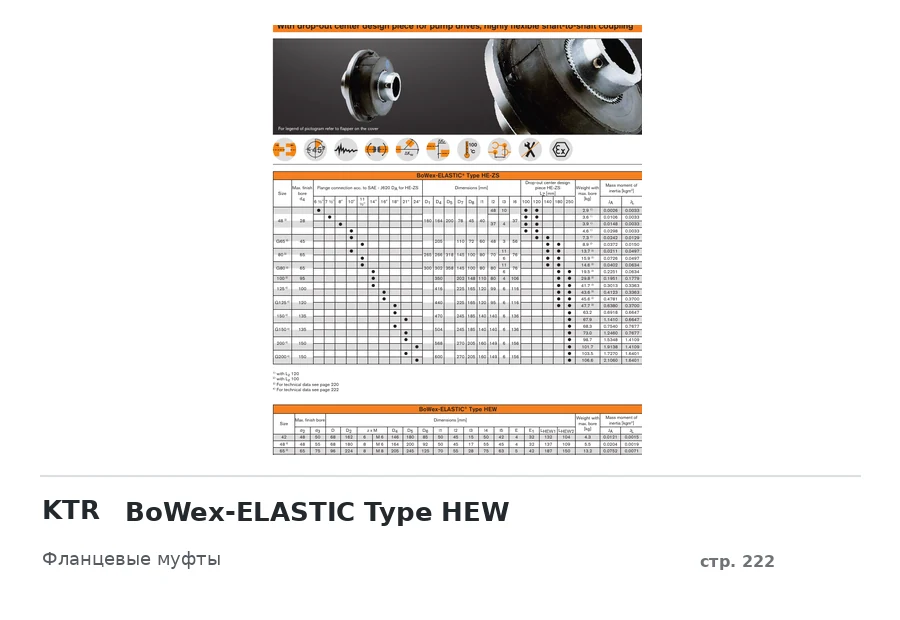 KTR BoWex-ELASTIC Type HEW