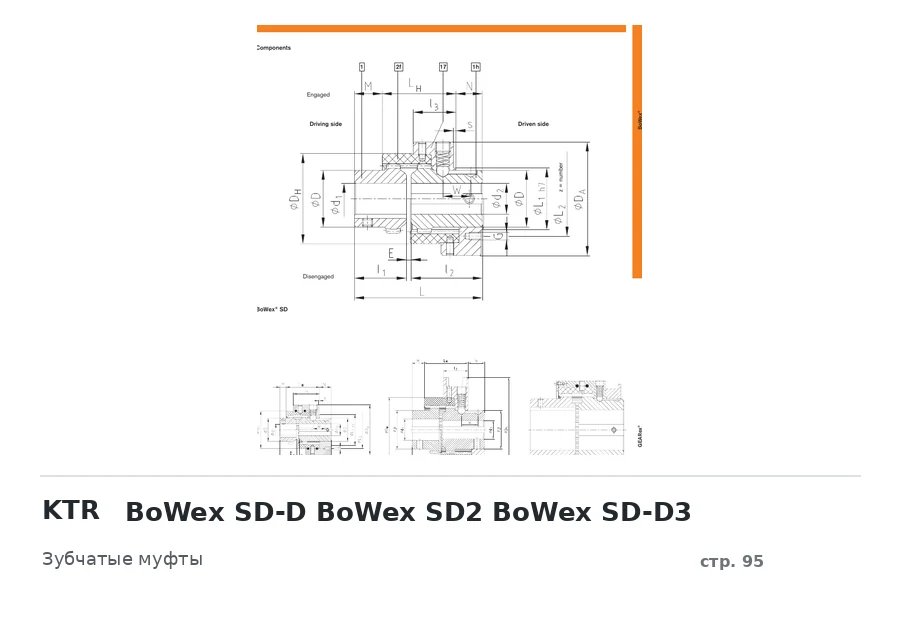 KTR BoWex SD-D BoWex SD2 BoWex SD-D3