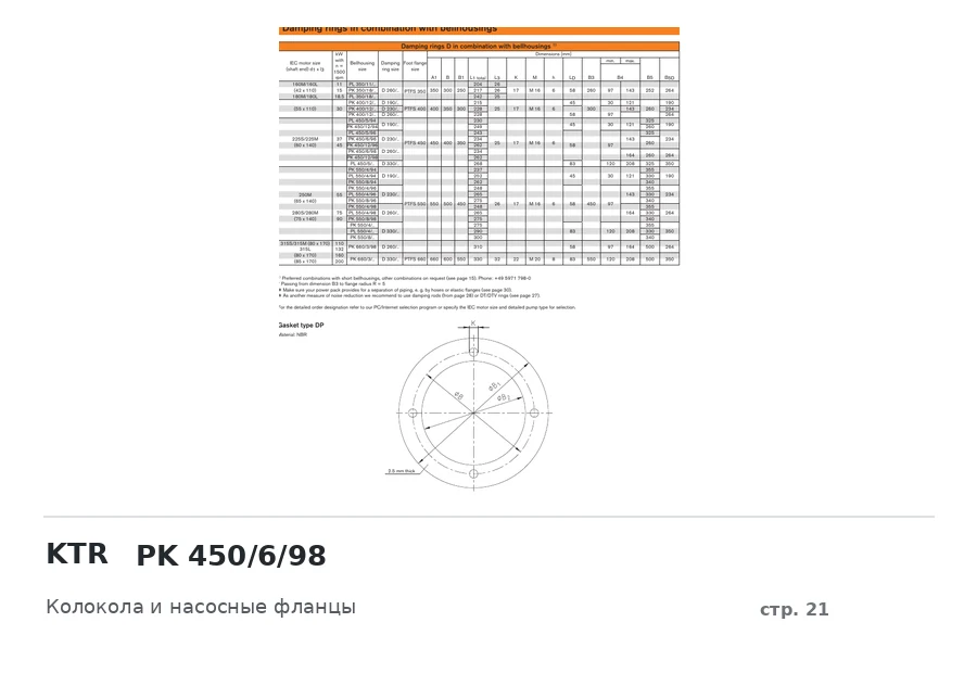 KTR PK 450/6/98