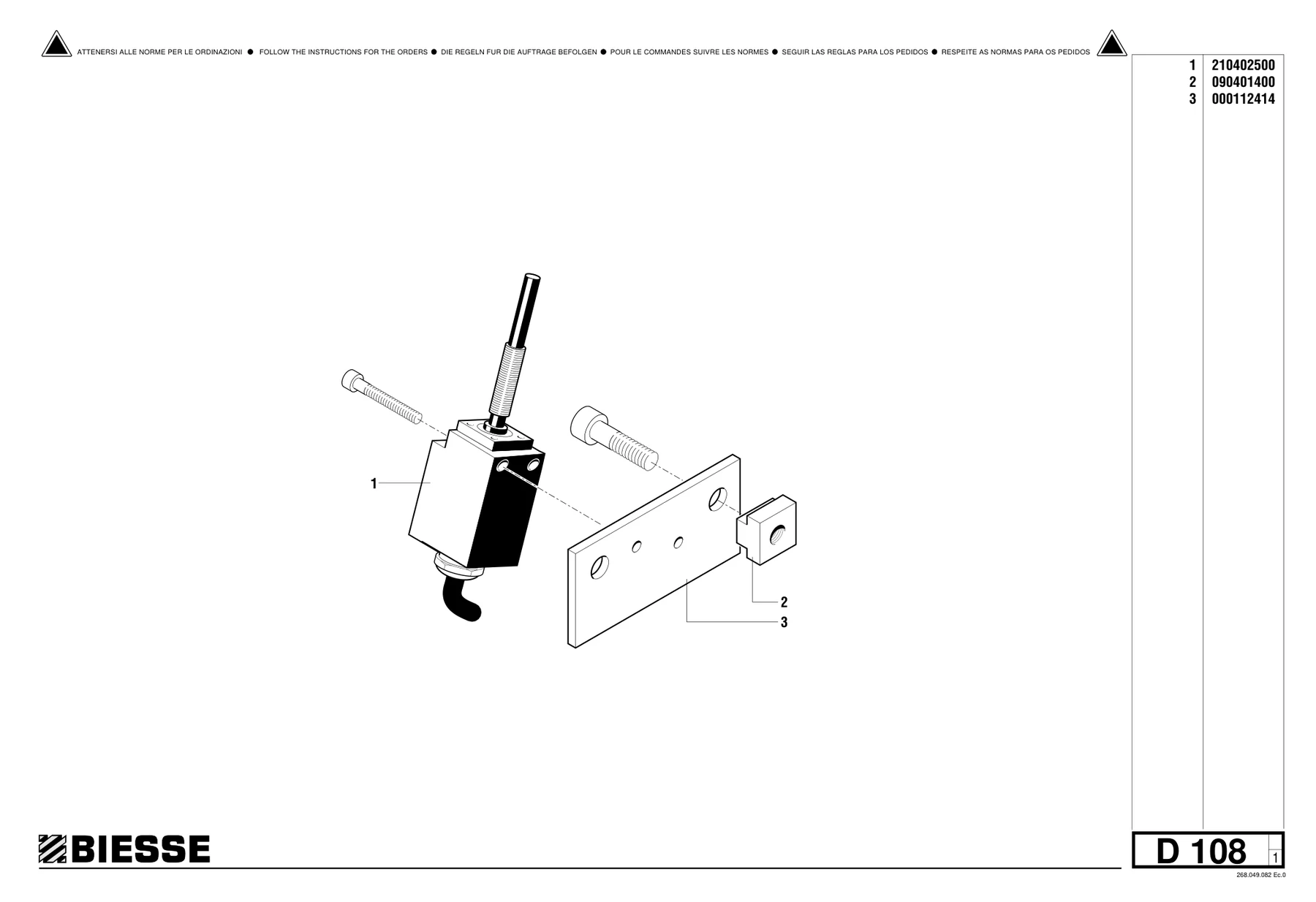 Biesse 000112414