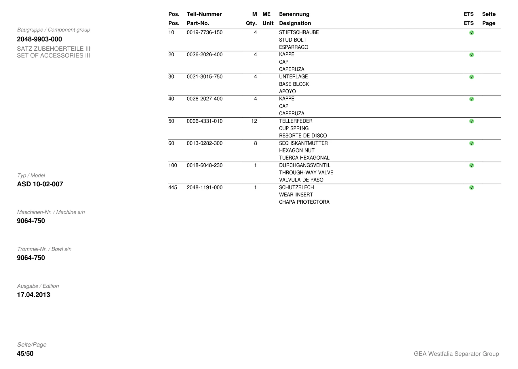GEA 2048-1191-000