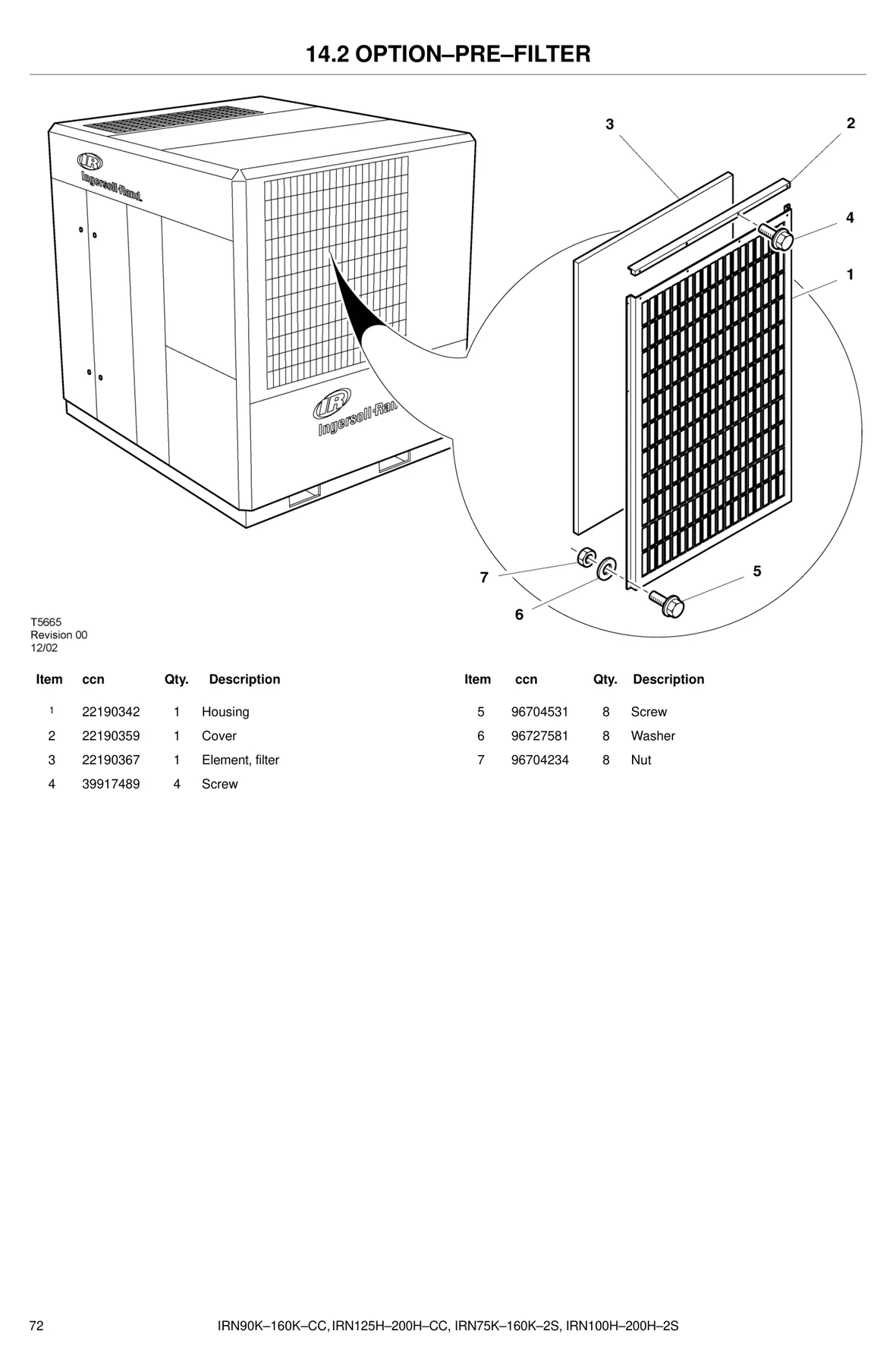 Ingersoll Rand 22190342