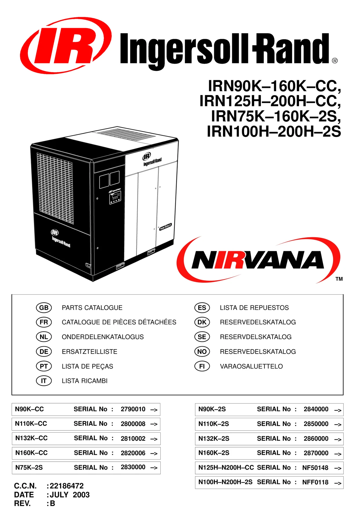 Ingersoll Rand 2810002