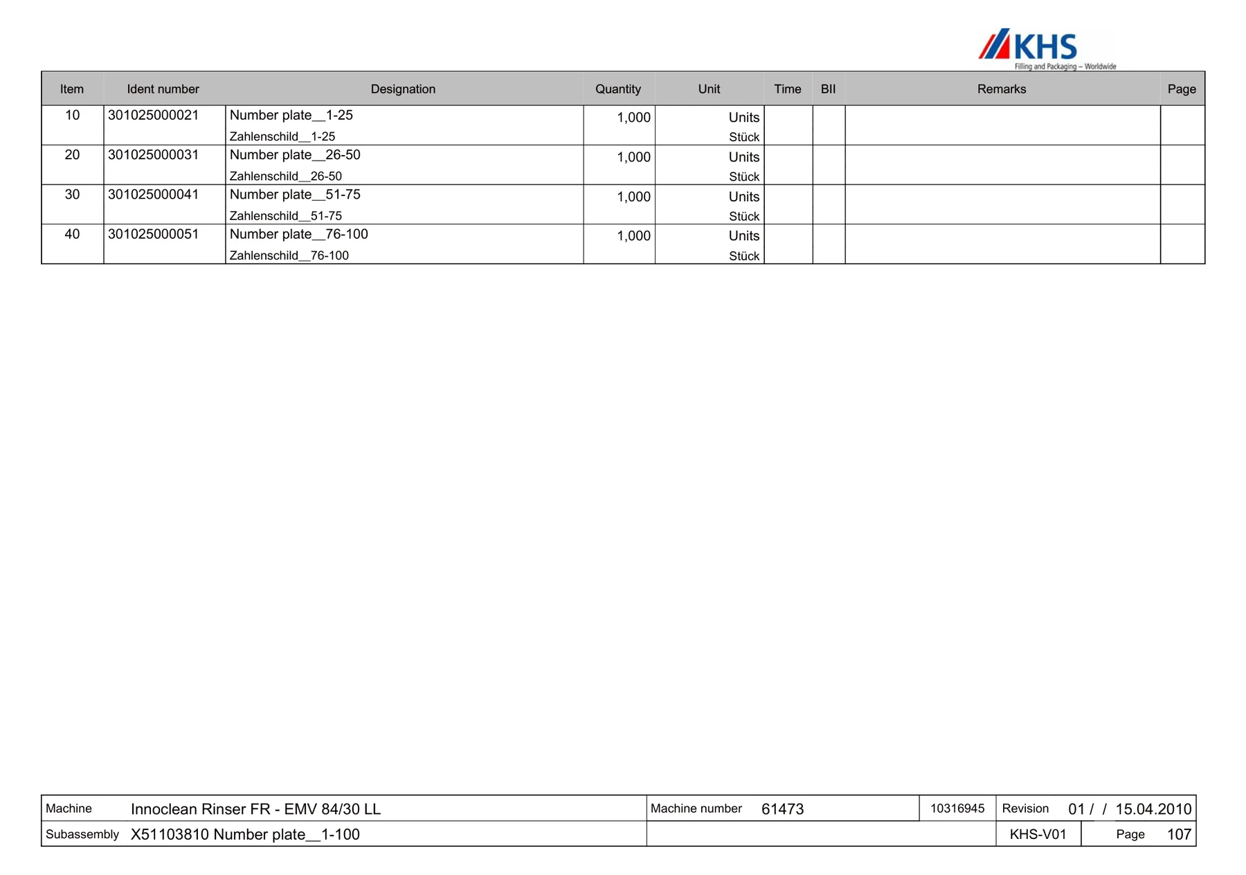 KHS 301025000031