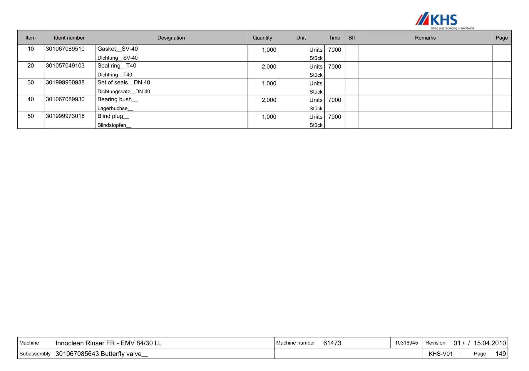 KHS 301067089930