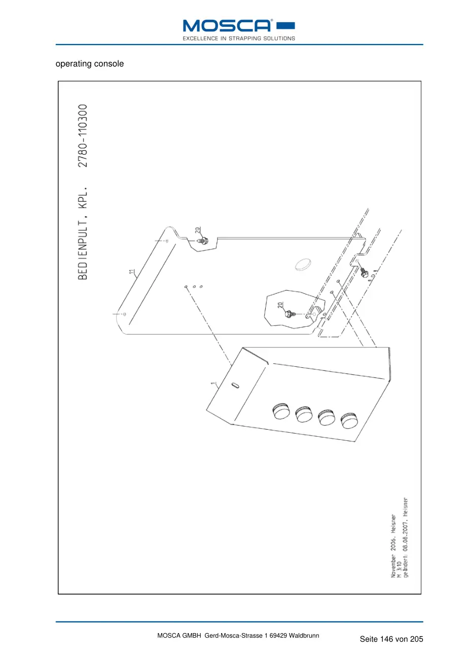 Mosca 2780-110200-01 retaining
