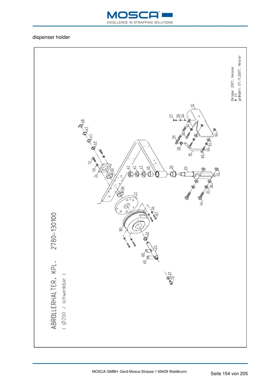 Mosca 0101-030000-09 bearing