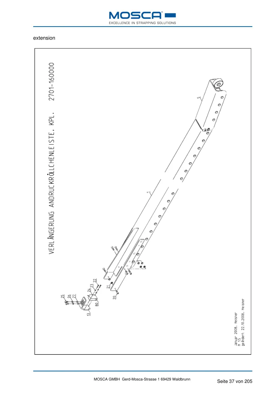 Mosca 2701-160100-00 pressure