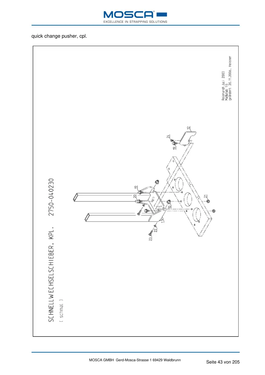 Mosca 2750-040230-12 switch