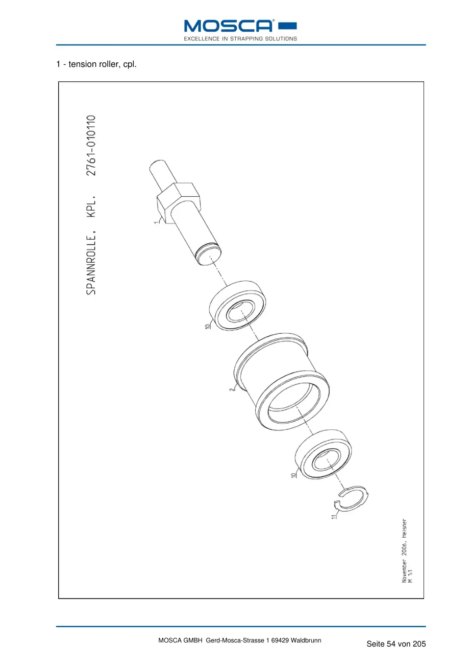 Mosca 2761-010110-02 tension