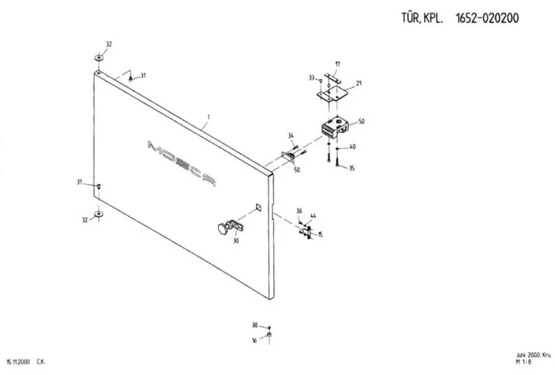 Mosca 0101-010000-17 StoBdampfer