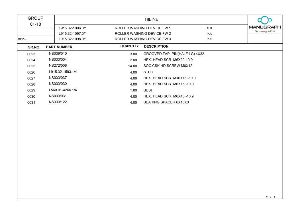 Manugraph L560.01-4266.1/4