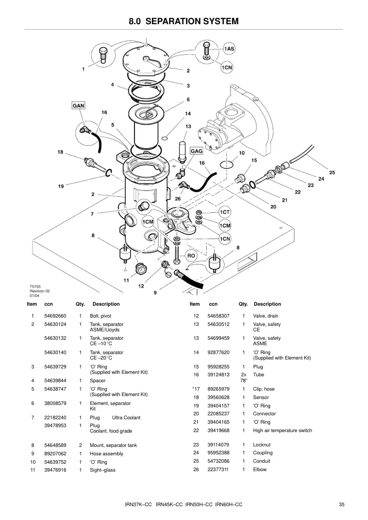Ingersoll Rand 92877620