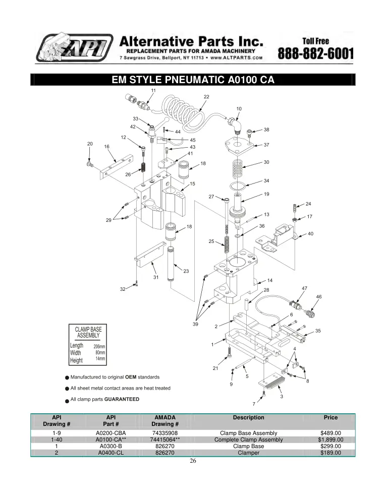 Alternative Parts A0300-B
