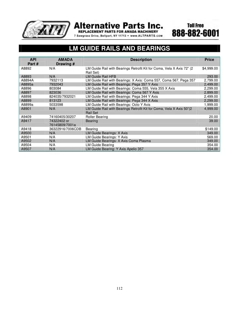 Alternative Parts A9502