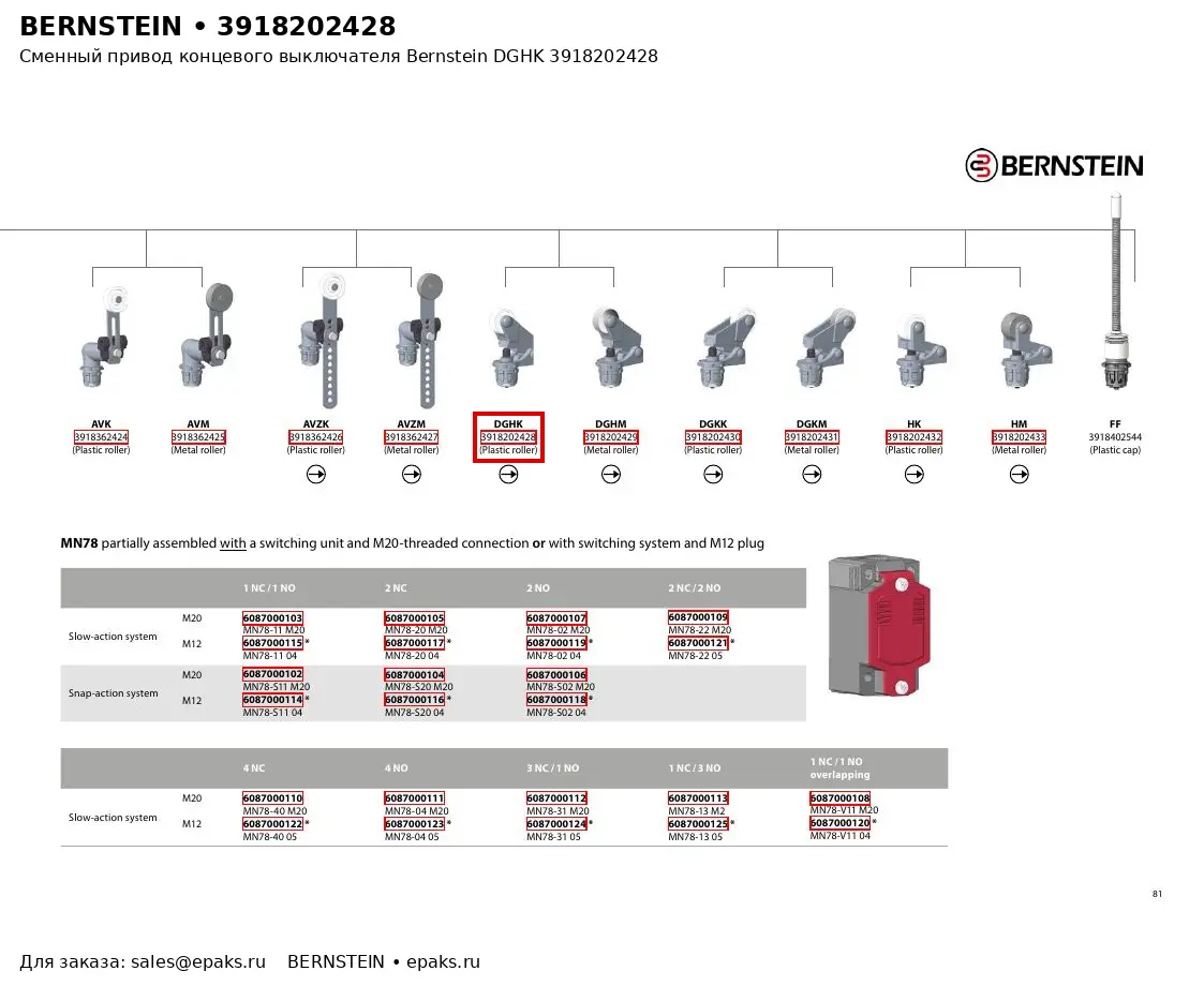 Bernstein 3918202428
