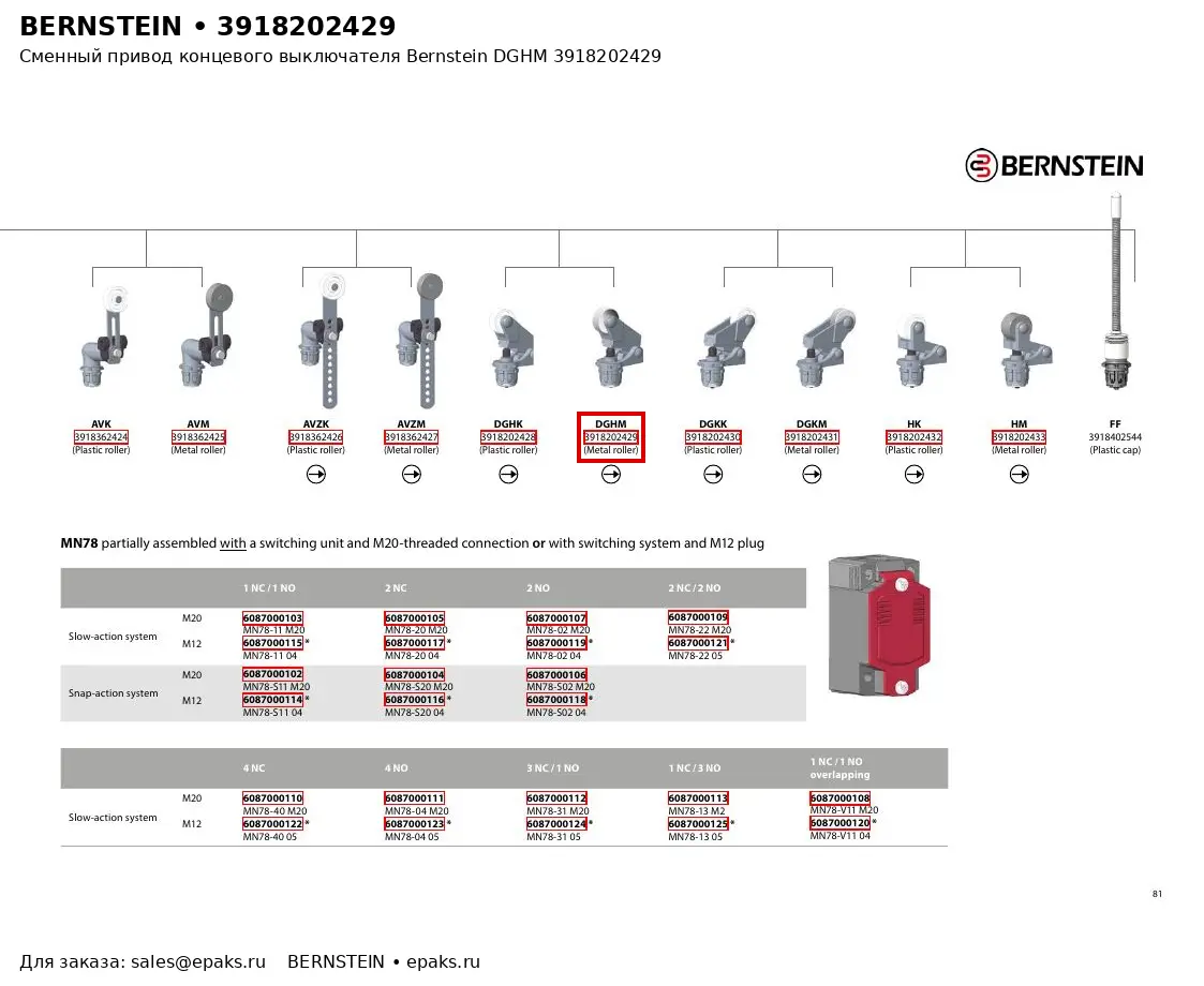 Bernstein 3918202429