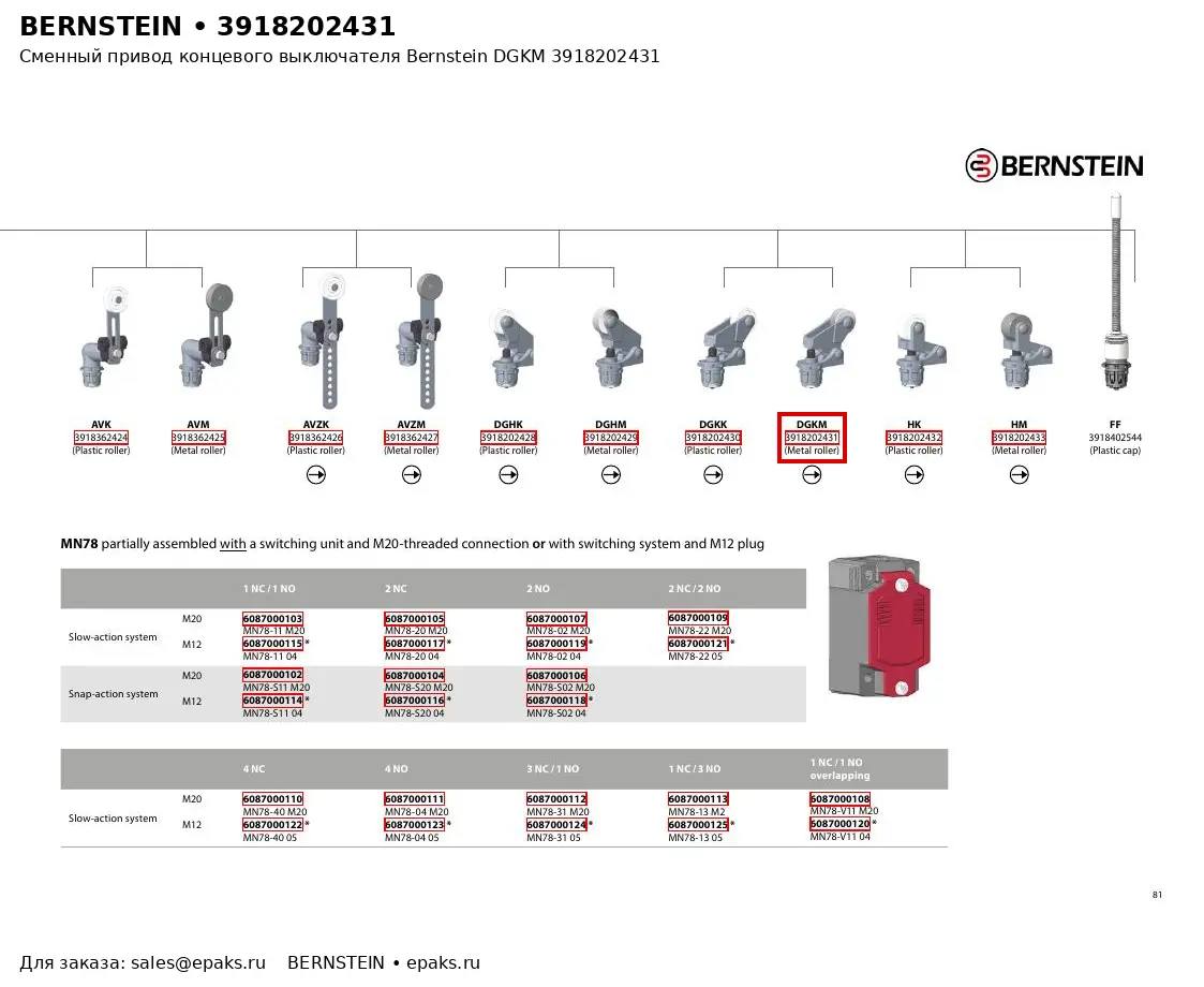 Bernstein 3918202431