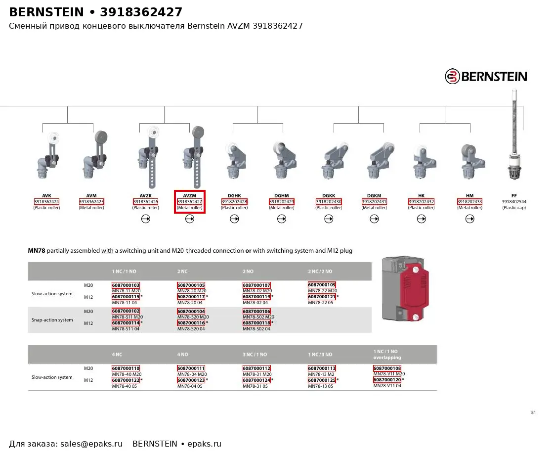 Bernstein 3918362427