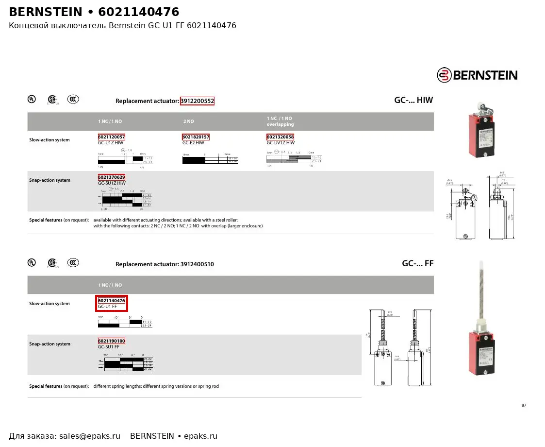 Bernstein 6021140476