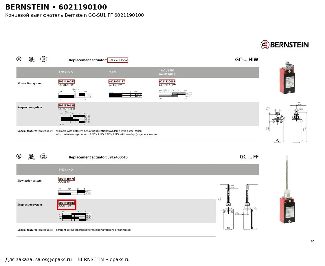 Bernstein 6021190100