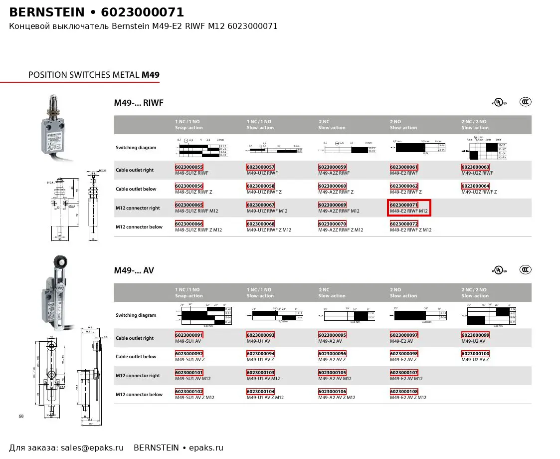 Bernstein 6023000071