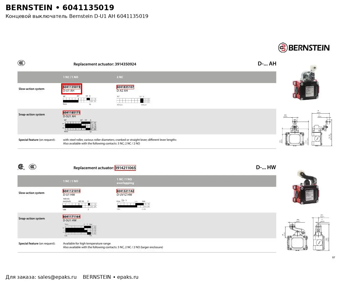 Bernstein 6041135019