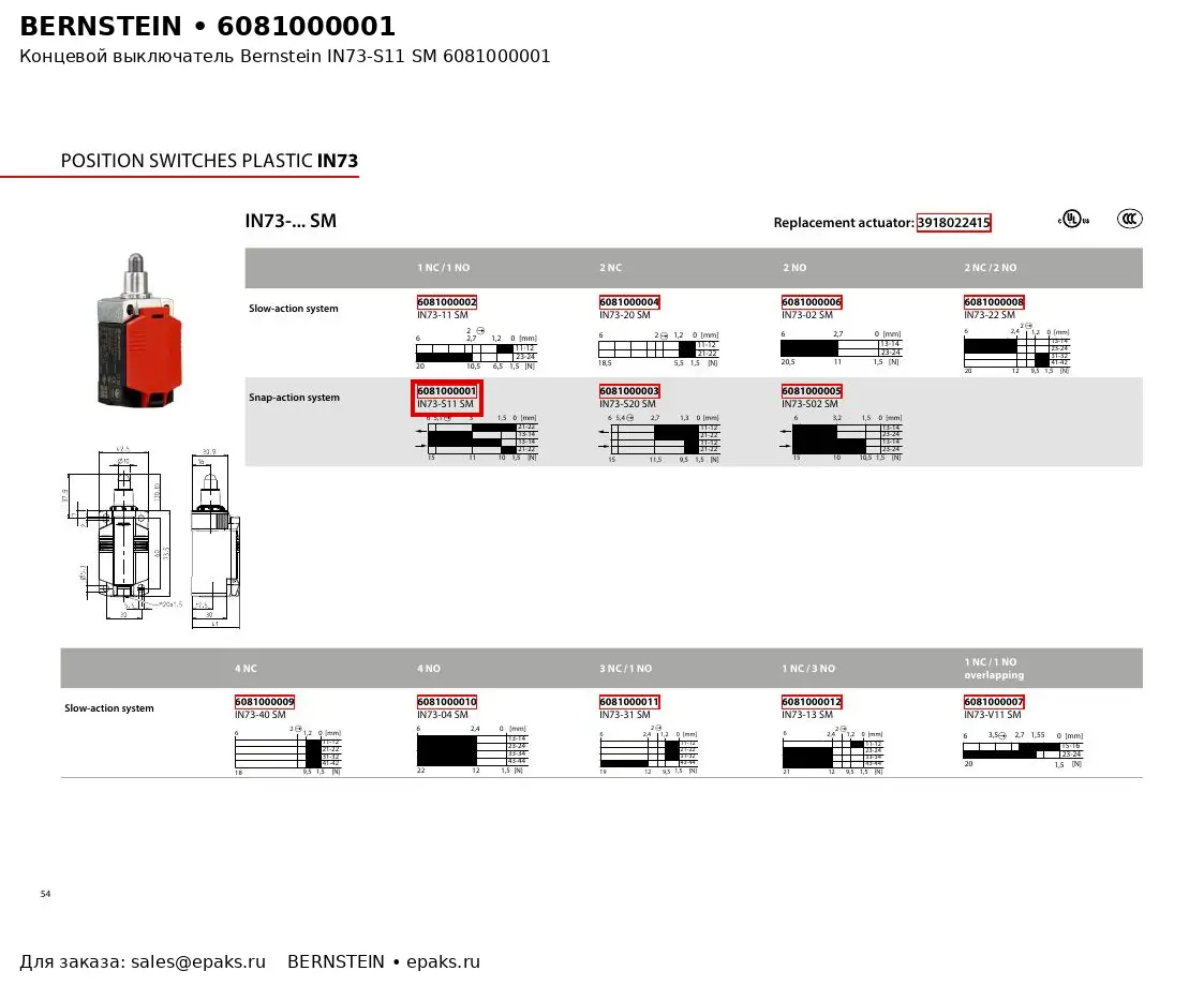 Bernstein 6081000001