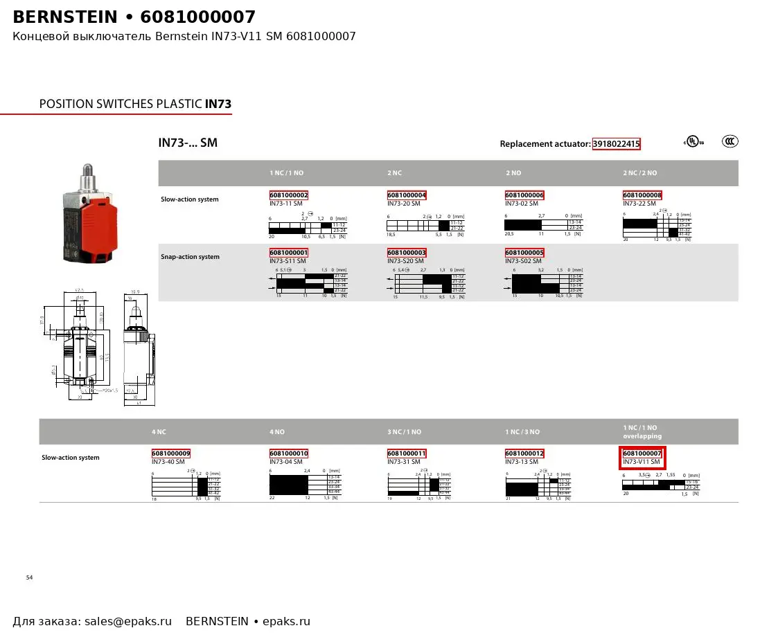 Bernstein 6081000007