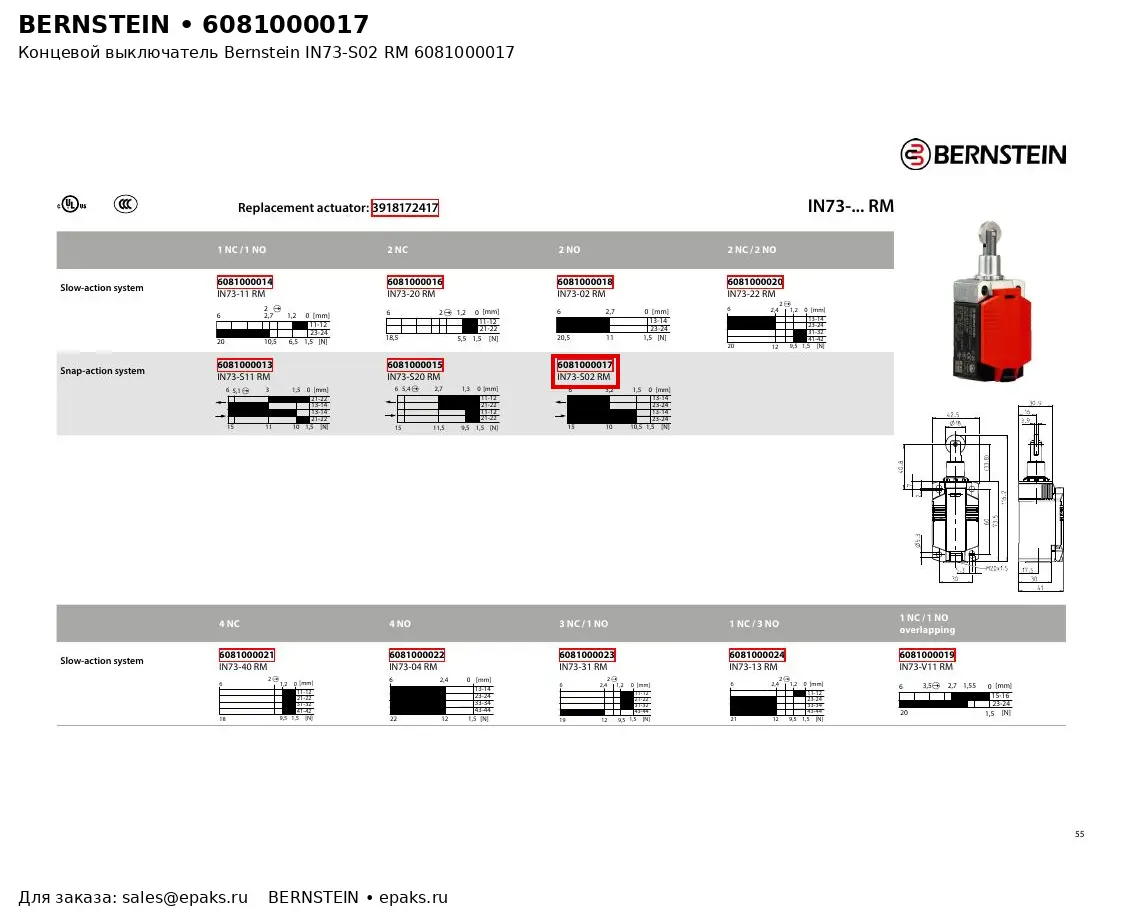 Bernstein 6081000017