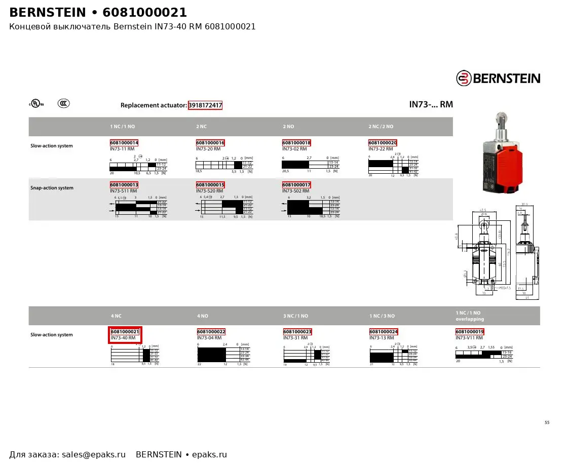 Bernstein 6081000021