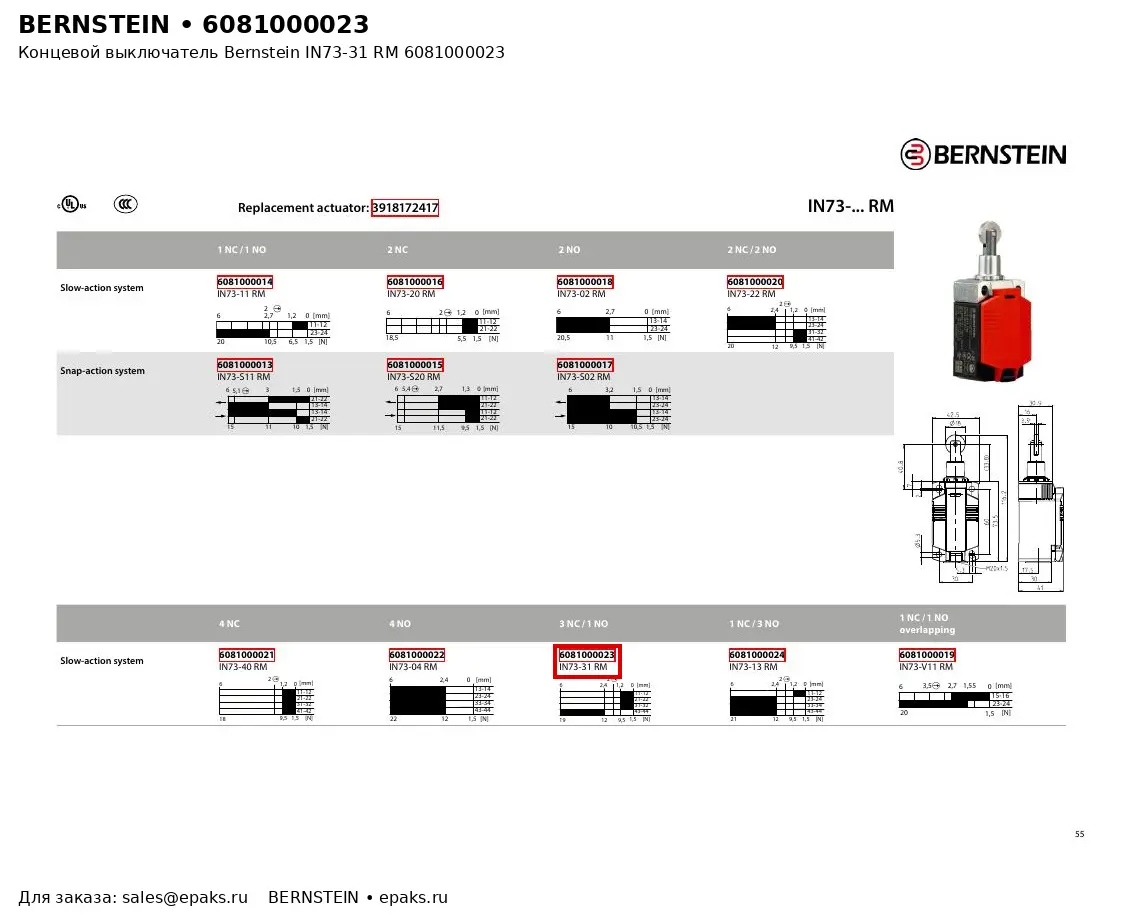Bernstein 6081000023