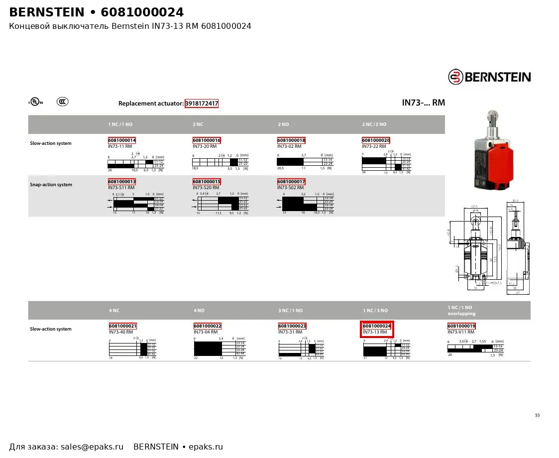 Bernstein 6081000024