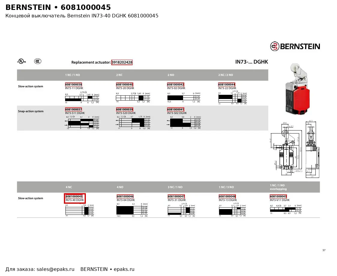 Bernstein 6081000045