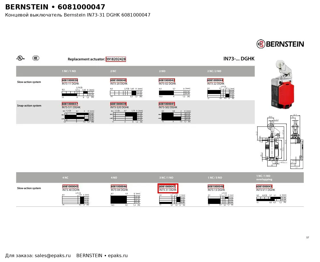 Bernstein 6081000047