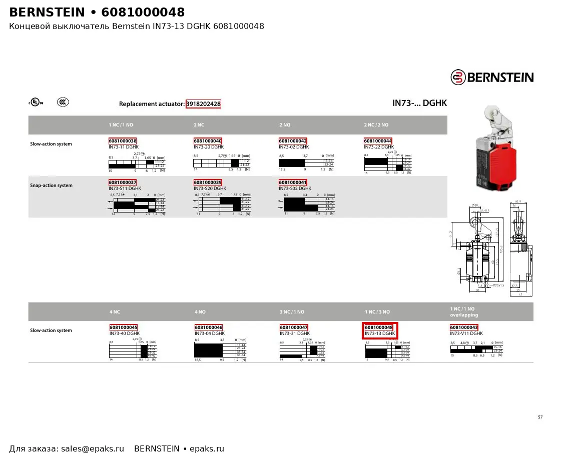 Bernstein 6081000048