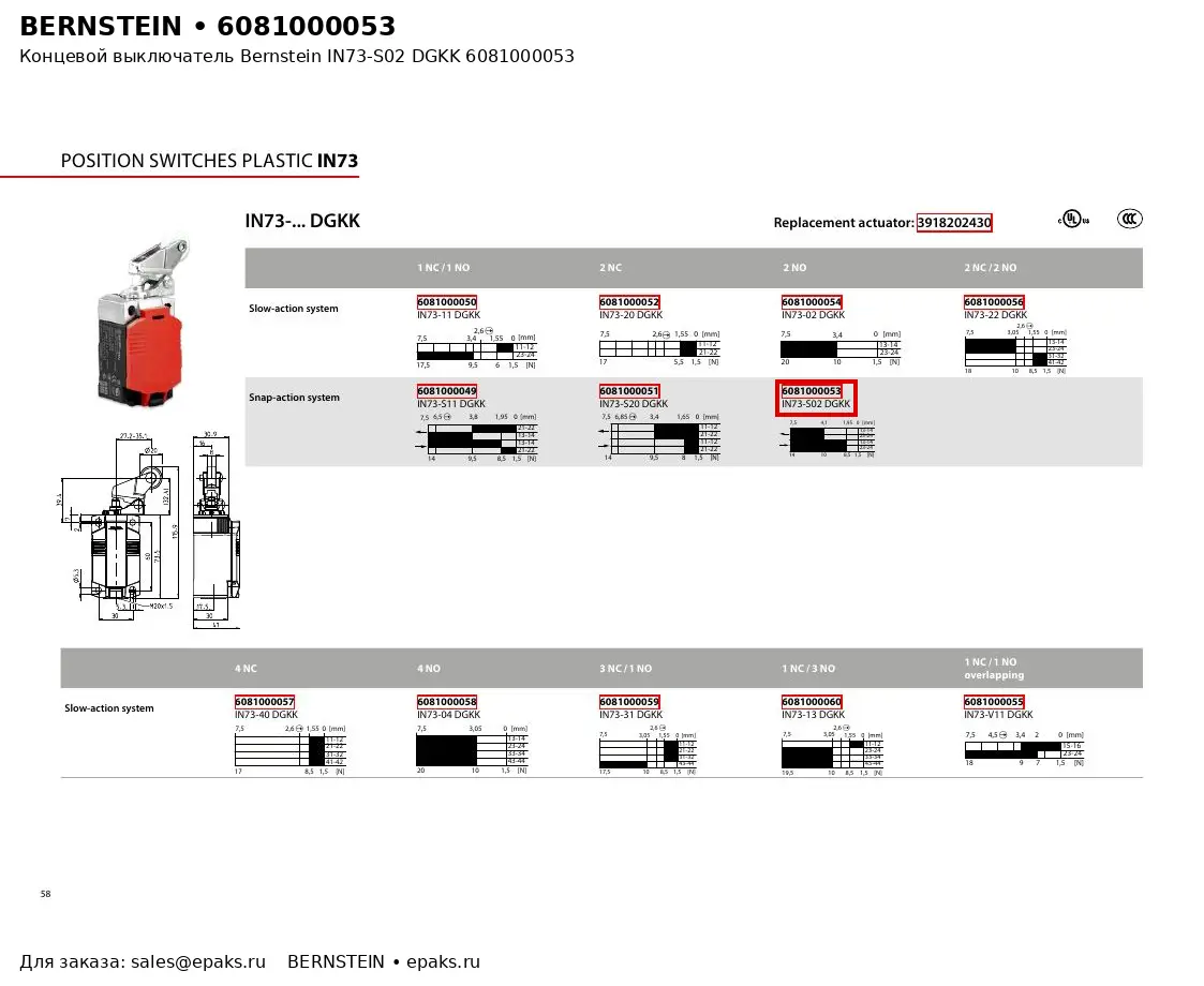 Bernstein 6081000053