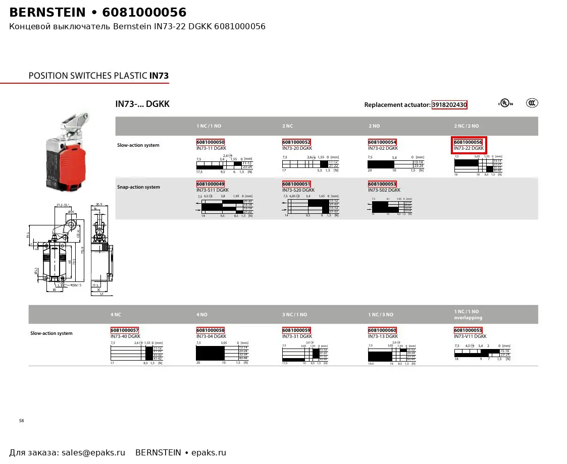 Bernstein 6081000056