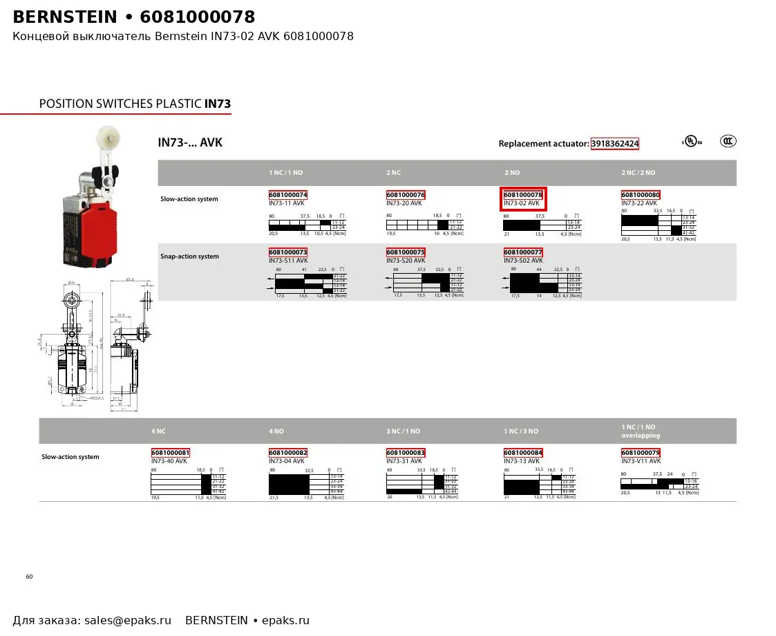 Bernstein 6081000078