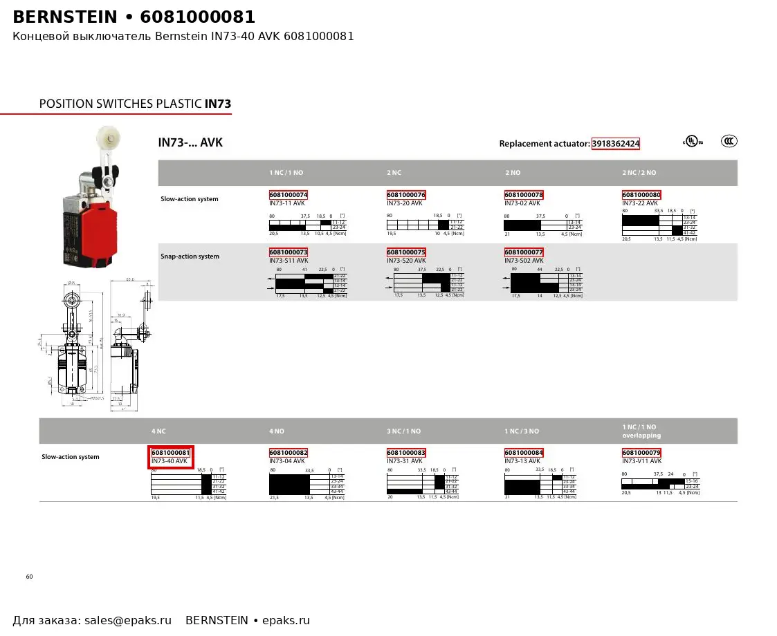 Bernstein 6081000081
