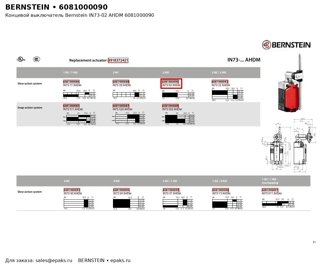 Bernstein 6081000090