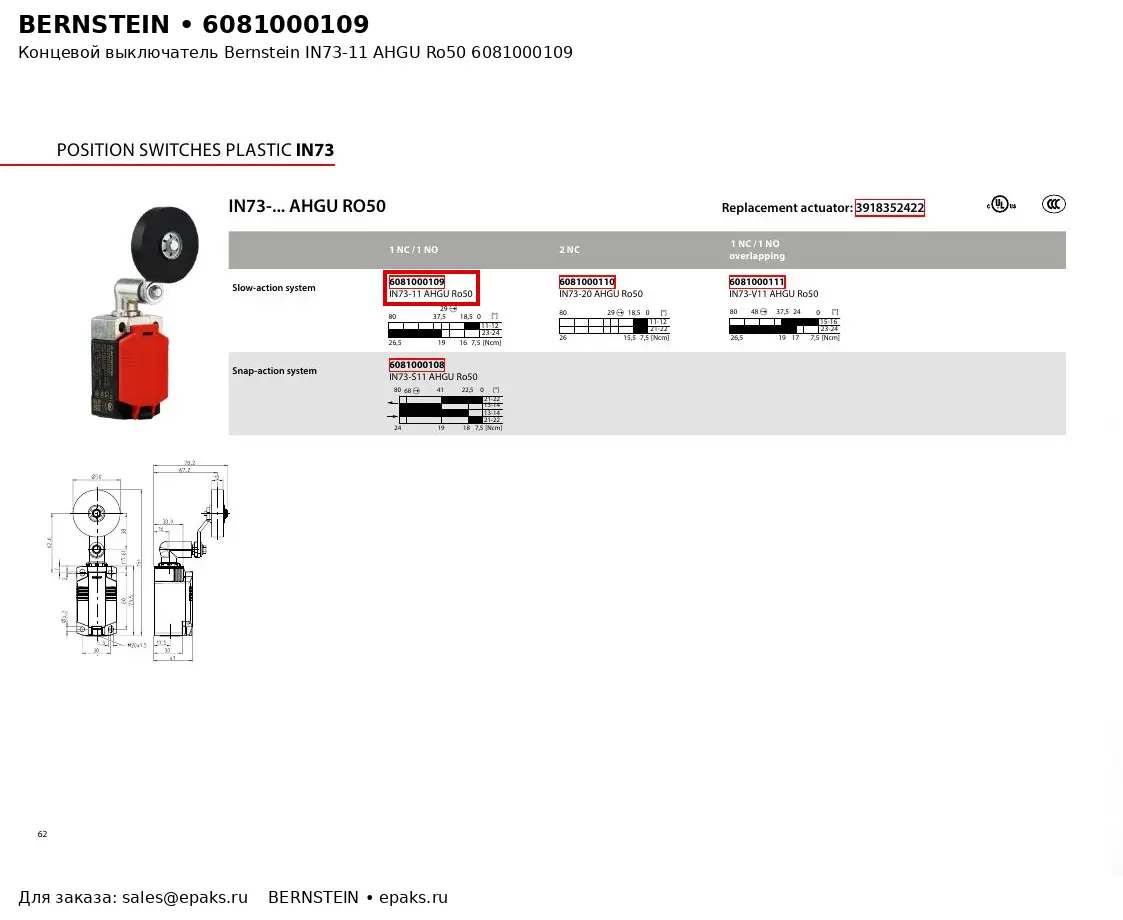 Bernstein 6081000109