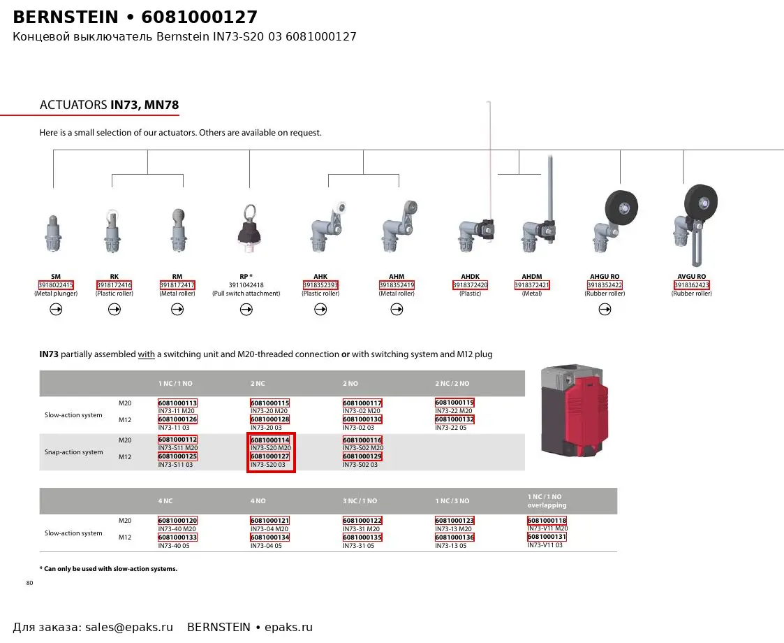 Bernstein 6081000127
