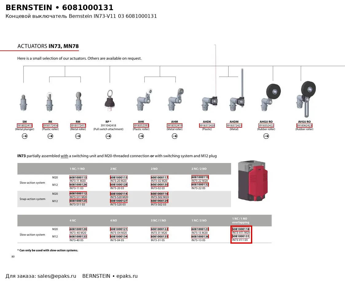 Bernstein 6081000131