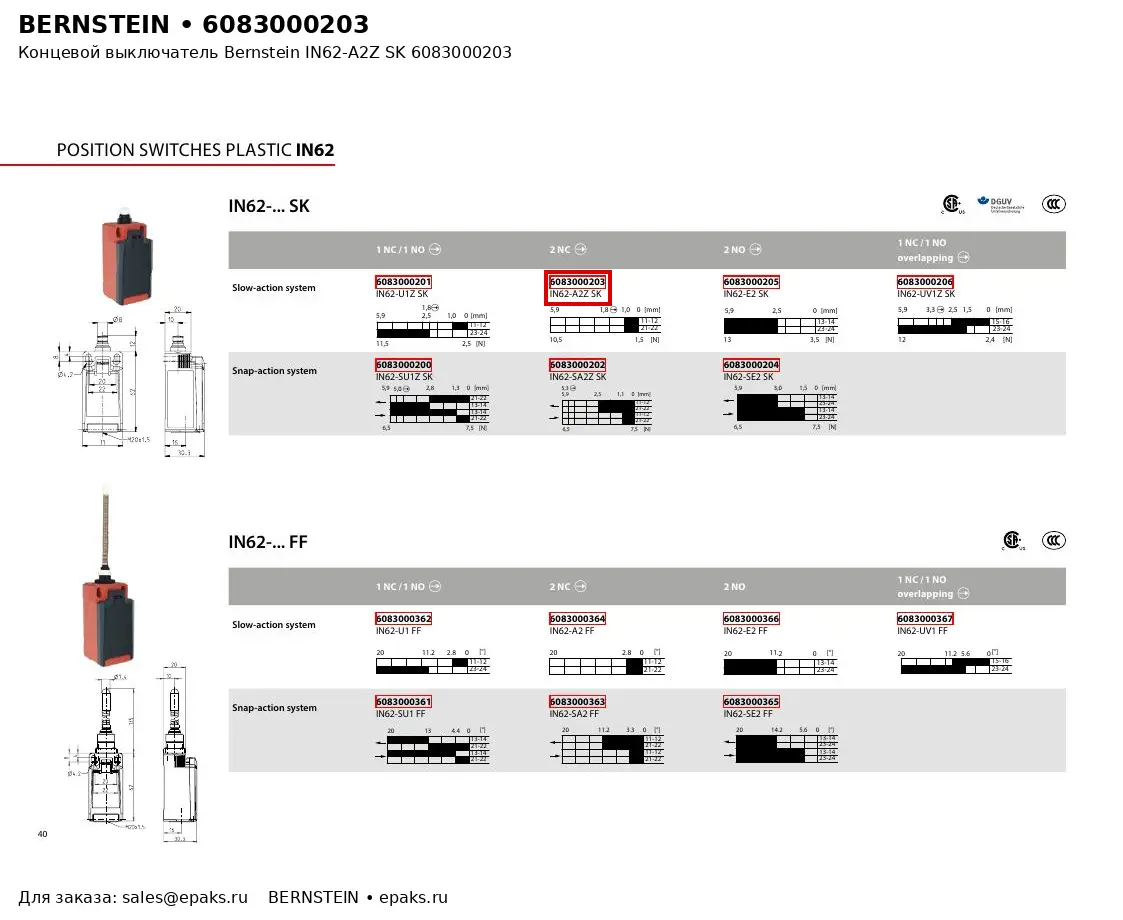 Bernstein 6083000203