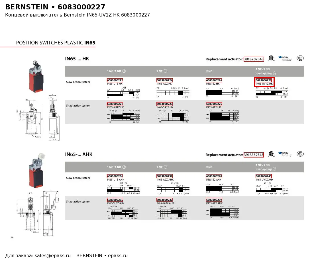 Bernstein 6083000227