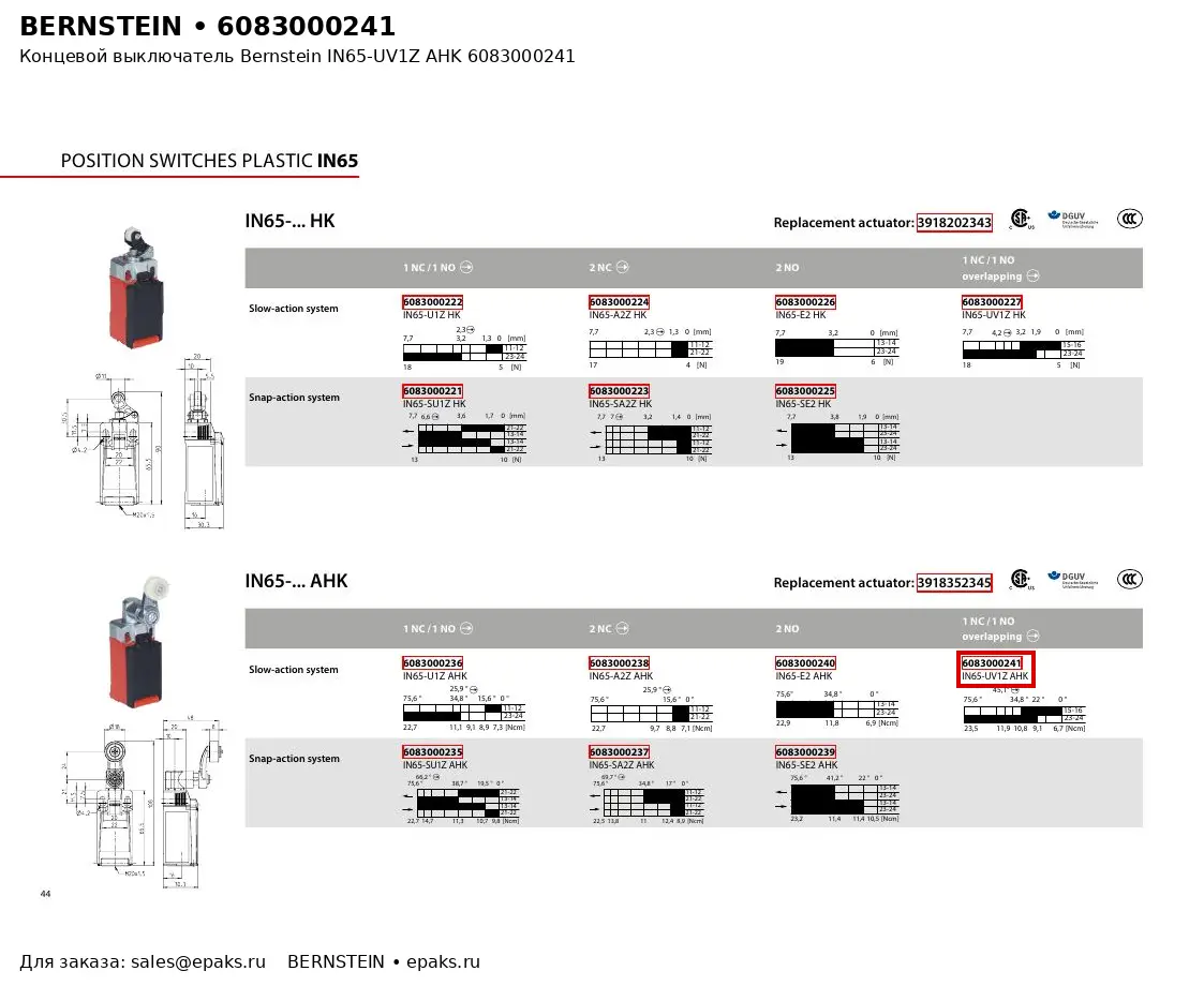 Bernstein 6083000241