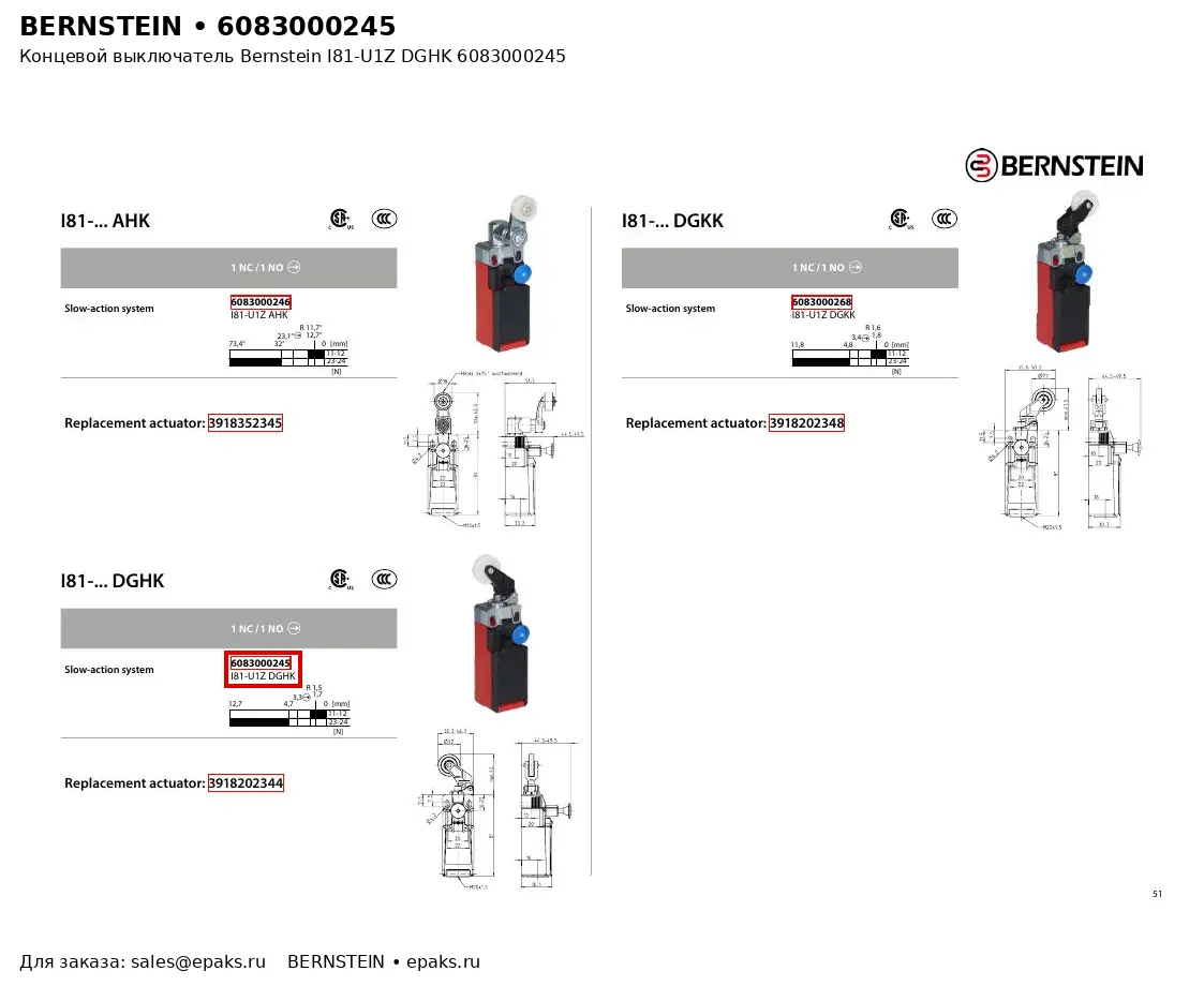 Bernstein 6083000245